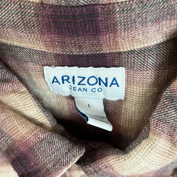 NEW! With Tags Men’s Soft Flannel Eggplant Purple Plaid Shirt - Picture 5 of 9